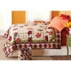 Better Homes & Gardens Scattered Leaves Printed Quilt with Tote