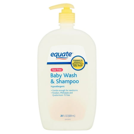 (3 pack) Equate Tear-Free Baby Wash & Shampoo, 28 Fl (Best Smelling Cheap Shampoo)