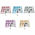 thumbnail image 1 of RC Car Rear Swing Arms Accessory Replacement for Steering Cups Wheel Cup Automobile Bearing Repairing Set Replacement for WLtoys 144010 144001 144002 Gold, 1 of 1