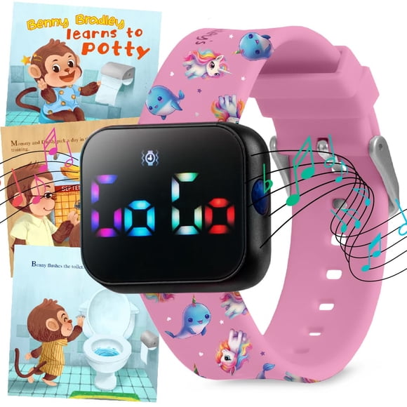 Reloj Benny Bradley V2 para aprender a ir al baño, resistente al agua