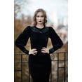 thumbnail image 5 of High Quality Italian Black Velvet Fabric 56" wide {142 cm} wide, 5 of 6