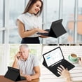 thumbnail image 7 of Keyboard Case for Samsung Galaxy Tab Galaxy Tab S9 FE 10.9 inch S7 S8 S9 11 inch with Trackpad 7 Color Backlit Removable Keyboard Case Cover, 7 of 7