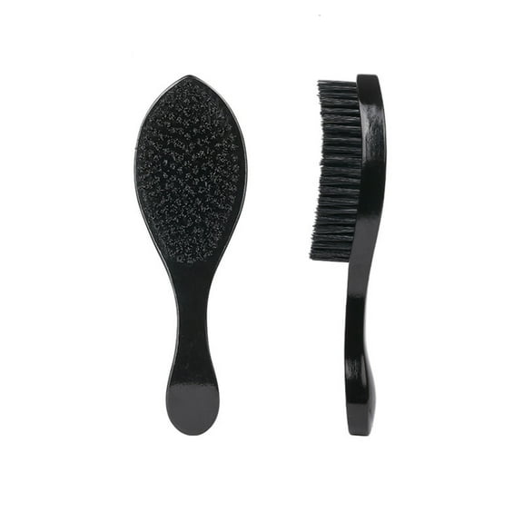 Bristle Hair Brush, Smoothing, Beard Styling, Thick Hair Detangling, Conditions Hair, Improves Texture, Black