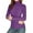 Purple, variant on Women's Long Sleeve Turtleneck Tops Slim Fit Solid Color Casual Tees Trendy Fall Fashion Basic Blouses Chic Versatile Lightweight Tops Camel S