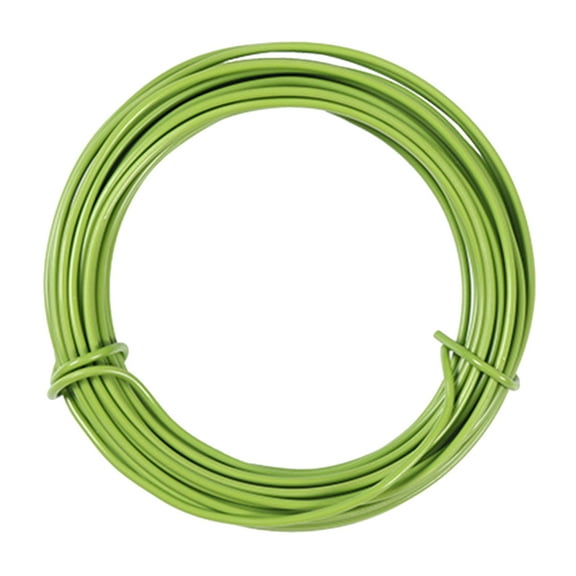 Stri 10m Portable Bendable Iron Wire for Climbing Frame, Pergola Fixing, Wrapping Cord for Flowers, Plants, Garden, Crafts (Green, 2.5mm Thick)