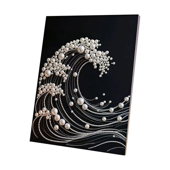 Nature Scene Pearl Art Kit, DIY Pearl Painting Craft Set, Handmade Bead Artwork Project, Creative Decorative Wall Art Kit, Relaxing Hobby Activity and Natural Inspired Home Decoration for Adults