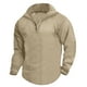 thumbnail image 1 of pstuiky Camisas casuales de manga larga para hombre, Camisa de manga larga con cuello alto y cremallera para hombre camisetas de hombre xl, 1 of 5