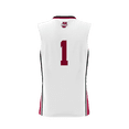 thumbnail image 3 of Men's GameDay Greats #1 White UMass Minutemen Lightweight Basketball Jersey, 3 of 4