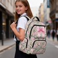 thumbnail image 3 of Jeiento Green Camo Bow Bookbag for Girls 7-8 Backpacks with Adjustable Strap Lightweight Bookbags Zippered School Knapsack with Handle Easy to Carry 17 Inch, 3 of 7