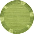 thumbnail image 1 of Unique Loom Del Mar Contemporary Design Rug 8' x 8' Round Green/Beige, 1 of 2