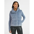thumbnail image 2 of Avia Women's and Women's Plus Velour Ribbed Vest, Sizes XS-4X, 2 of 7