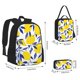 thumbnail image 2 of Fotbe Tropical Lemon Set Escolar 3 en 1 para Niños - Mochila Duradera con Lonchera Aislante y Estuche para Lápices - Mochila Escolar para Niños y Niñas, 2 of 7