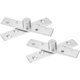 thumbnail image 1 of Bisagras de puerta con rotación de 360 ​​grados, bisagras de pivote ocultas de acero inoxidable, parte superior de 95x19 mm (pivote central), paquete de 2 LingWen 8390614621435, 1 of 1