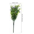 thumbnail image 2 of OUNONA 5-Piece Assorted Color Faux Flower Bouquet Set for Wedding Decor and Home Floral Arrangements, ABS Material, 2 of 5
