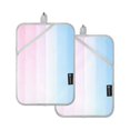 thumbnail image 7 of Yayeee Pot Holders Kitchen Heat Resistant with Pocket 7"x9.8" Cotton Oven Cooking Hot Pads, Light Blue Stripes, 7 of 7