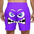 thumbnail image 4 of Xdegoge Men's Graphic Swim Trunks Vibrant Expression Print Quick Dry Summer Beach Shorts Performance Board Shorts with Pockets, 4 of 5