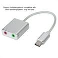 thumbnail image 4 of 3.5mm Sound Card, Premium Material Sound Card Anti Interference  For Tablet For Notebook For Phone, 4 of 8