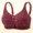 Wine, variant on Uqiangy Women's Bras Bras for Women Racerback Bras for Women No Underwire Womens Plus Size Running Girl Sports Bras for Women Sports Bras for Women Beige L