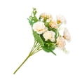 thumbnail image 4 of Worallymy Artificial Clavel Ramo Simulación Floral Decoración Hogar Oficina Decoración Paño Flor Falsa Champán Worallymy JD735806610, 4 of 7
