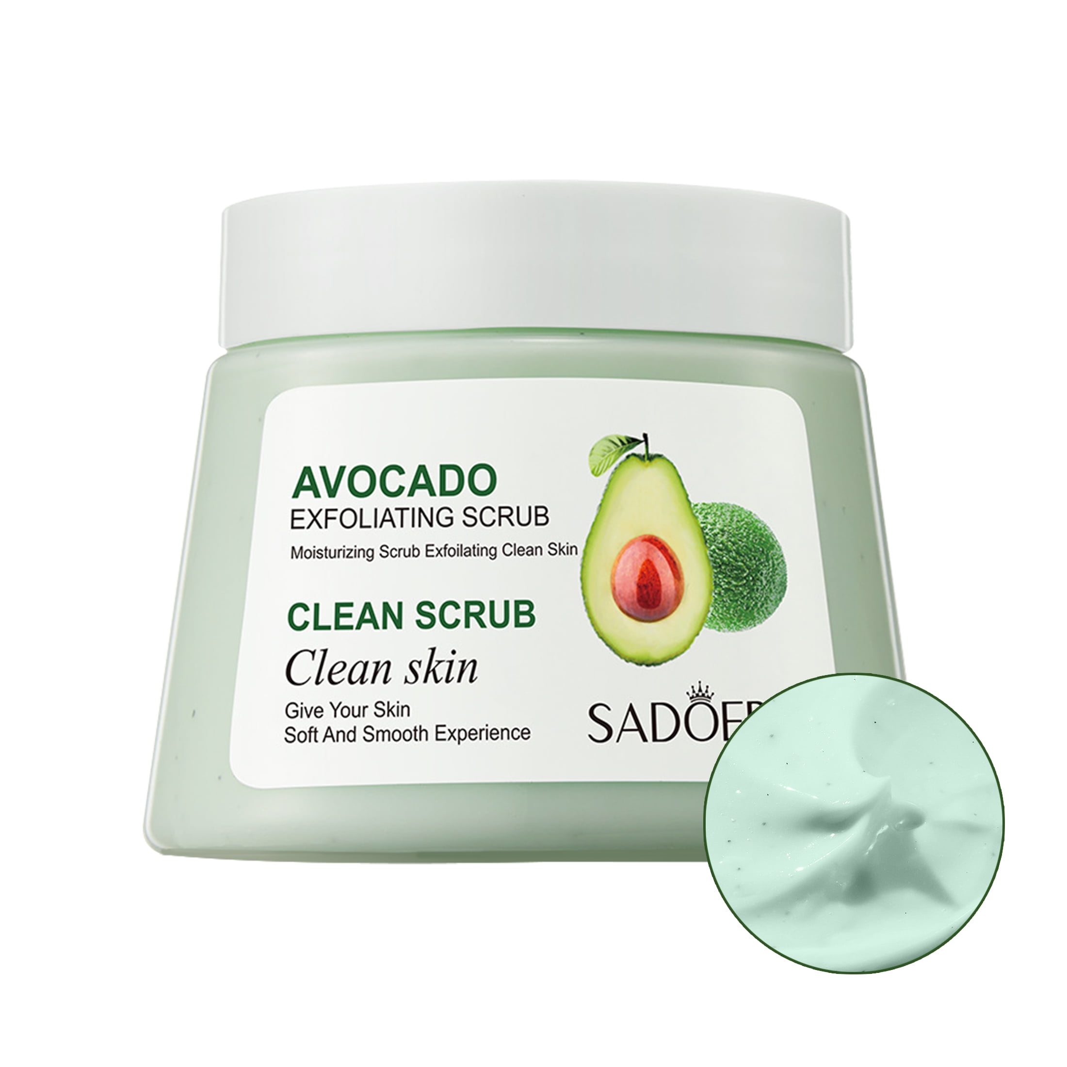 Body Exfoliator Scrub,Personal Skin Care AvocadoBody Scrub Facial