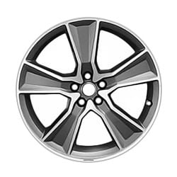 2019-2021 Audi Q5 20" Machined Charcoal OEM Factory Wheel Rim 80A601025T