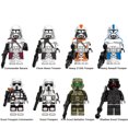 thumbnail image 1 of 8 Custom Star Wars Battle Minifigures Set, Space War Movies TV Series Commander Bacara 41st Scout Battalion Trooper Building Block Toys, Gifts for Boys and Girls 6+, 1 of 9