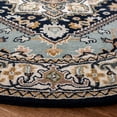 thumbnail image 3 of Safavieh Heritage York Oriental Wool Area Rug, Navy/Ivory, 6' x 6' Round, 3 of 11
