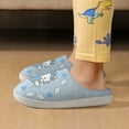thumbnail image 6 of Kids Slippers Hello Kitty House Slippers Warm Soft Plush Slipper Anti-Slip Winter Fluffy House Shoes for Boys Girls, 6 of 7
