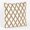 Bronze, variant on Moroccan Hand Beaded Design Down Filled Decorative Throw Pillow (Pewter)