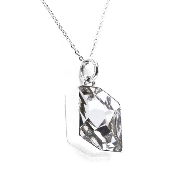 Collar Zvezda Fancy color Crystal XL plata .925 Zvezda ZCO-FANC17-CRY