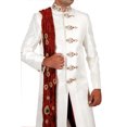 thumbnail image 2 of Unique Designer Indian Wedding Cream Sherwani For Men. This product is custom made to order., 2 of 3
