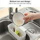thumbnail image 4 of Injueey Escurridor de fregadero de cocina, estante de almacenamiento de basura, estante colgante para grifo, filtro colector de de agua vegetal Cocina y Comedor tipo alto, 4 of 6