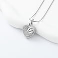 thumbnail image 3 of Now She Flies With Hummingbird - Sunflower and Hummingbird Cameo Love Heart Urn Pendant for Ashes Necklace for Cremation Ashes Holder Memorial Jewelry, 3 of 7