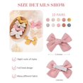 thumbnail image 2 of Hair Clip Jollybows 20 unidades de broches con forma de lazo para bebés y niñas, 2 of 9