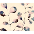 thumbnail image 2 of Boho Hue Studio 14x12 White Modern Wood Framed Museum Art Print Titled - Blue Pink Branches, 2 of 4