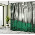 thumbnail image 5 of Ambesonne Shower Curtain, , 69"Wx70"L, Green Black, 5 of 5
