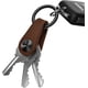 thumbnail image 1 of Mini organizador de llaves KeySmart de piel para 5 llaves y llavero, 1 of 7