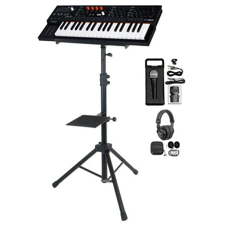 Arturia Minifreak 37-Key USB MIDI Polyphonic Synthesizer Stand Mic Headphones