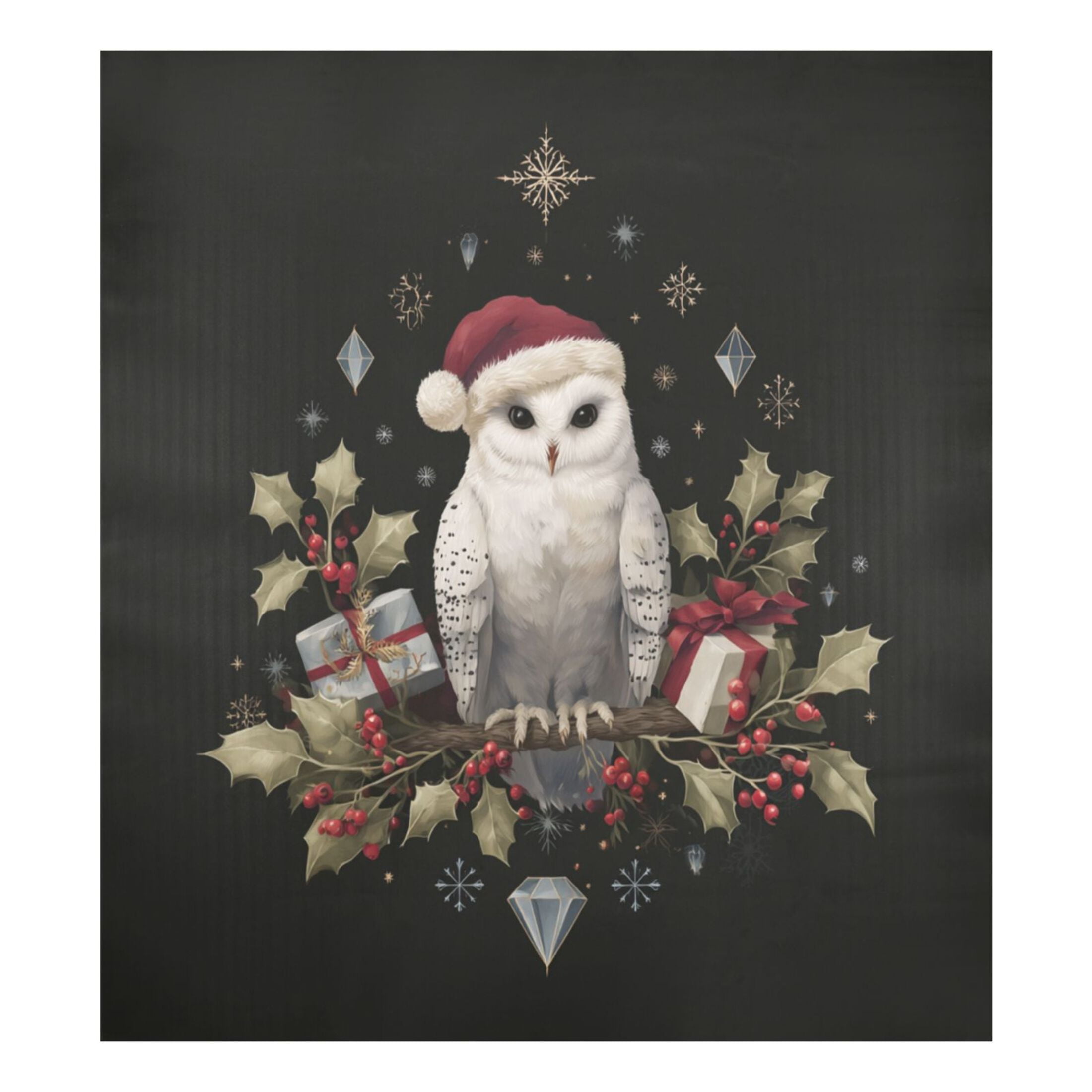 Dishwasher Sticker Magnetic Dishwasher Sticker Magnetic Decorative Sticker Refrigerator Sticker Dishwasher Decorative Stickers Magical Christmas Black Owl