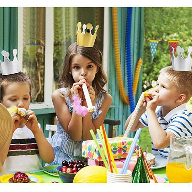 nipocaio 11PCS Party Hats Birthday Crown Cone Hats DIY Party
