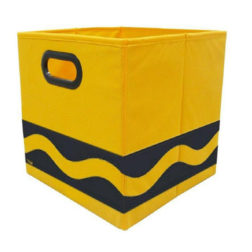 crayola black serpentine orange storage bin