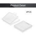 thumbnail image 4 of HUGFEGWE 2Pcs 9V Battery Storage Case Holder Organizer Box Transparent, 2 Capacity CA919-115539, 4 of 5