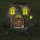 thumbnail image 1 of Light Up Miniature Fairy Doors and Window, Miniature House Window and Door, Miniature Gnome Fairy Door and Tree Statues, Fairy Door Tree Garden Decoration, Glow In The Dark, 1 of 5