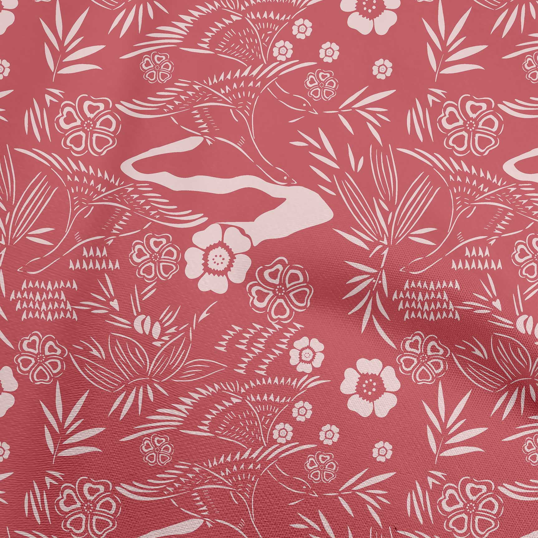 oneOone Silk Tabby Magenta Fabric Asian Japanese Pattern Sewing ...