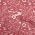 thumbnail image 1 of oneOone Viscose Chiffon Magenta Fabric Asian Japanese Pattern Sewing Craft Projects Fabric Prints By Yard 42 Inch Wide, 1 of 5