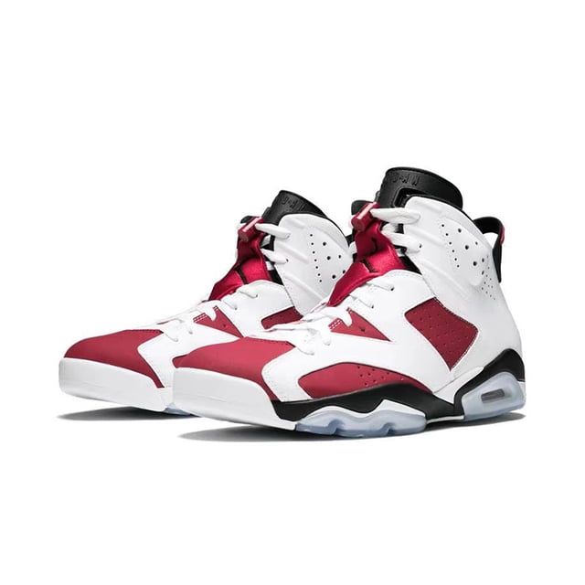 6 Retro Raging Bull Red Fire Red Silver Tongue Reverse Metallic Zapatillas deportivas para exteriores para hombres y mujeres, zapatillas de baloncesto