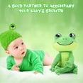thumbnail image 4 of Peluche Toy HyDren con forma de rana, 43 cm, suaves y largas, color verde, 4 of 8