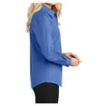 thumbnail image 3 of Womens Long Sleeve Easy Care Cotton/Polyester Shirt Ultramarine Blue XXL, 3 of 6