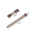 thumbnail image 5 of Uxcell Leather Band Embossed 14mm Leather Watch Strap with Installation Tool, Brown, 5 of 6