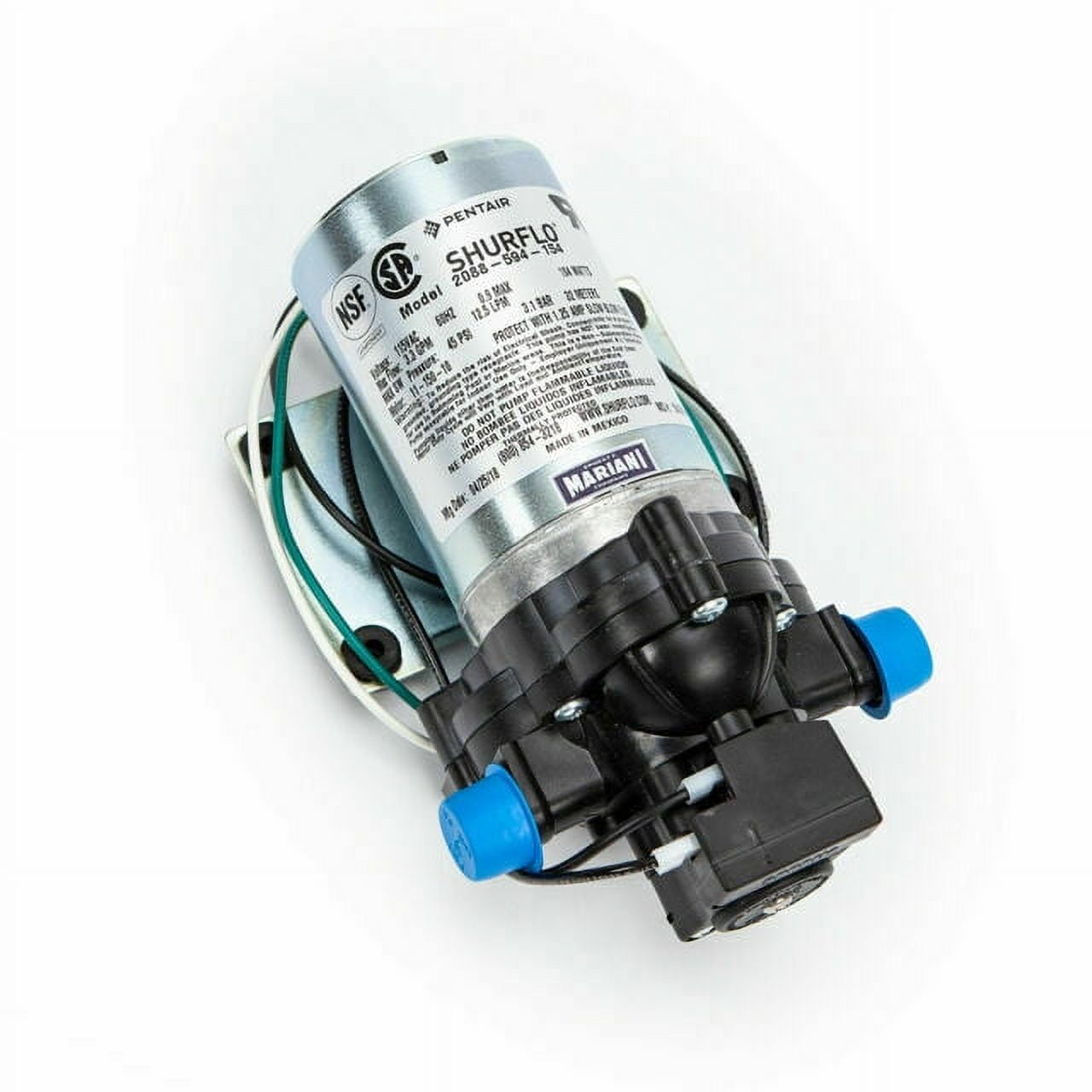 SHURflo Industrial Pump - 198 GPH, 115 Volt, 1/2in, Model# 2088-594-154